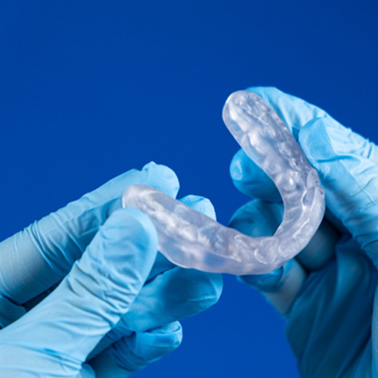 Nightguards work by cushioning the teeth and jaws from the pressure created by teeth grinding