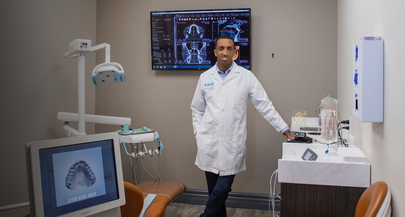 doctor standing in office