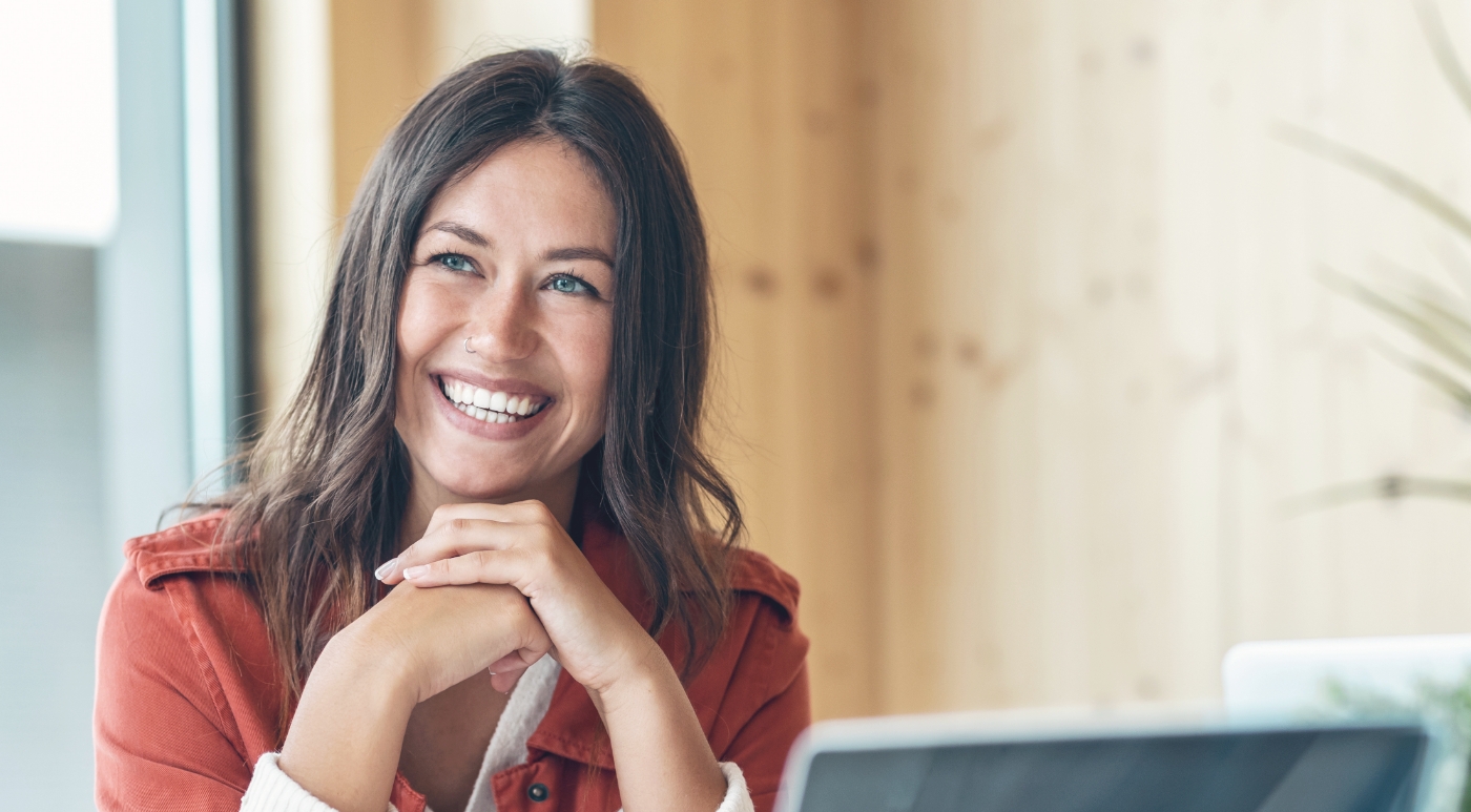 Women smiling due to flexible financing options