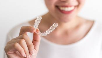 clear aligner representing cost of Invisalign in Eatontown