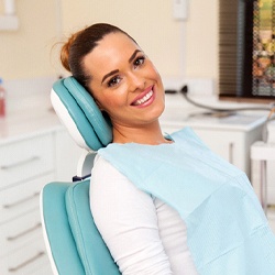 Woman visiting sedation dentist in Eatontown and smiling